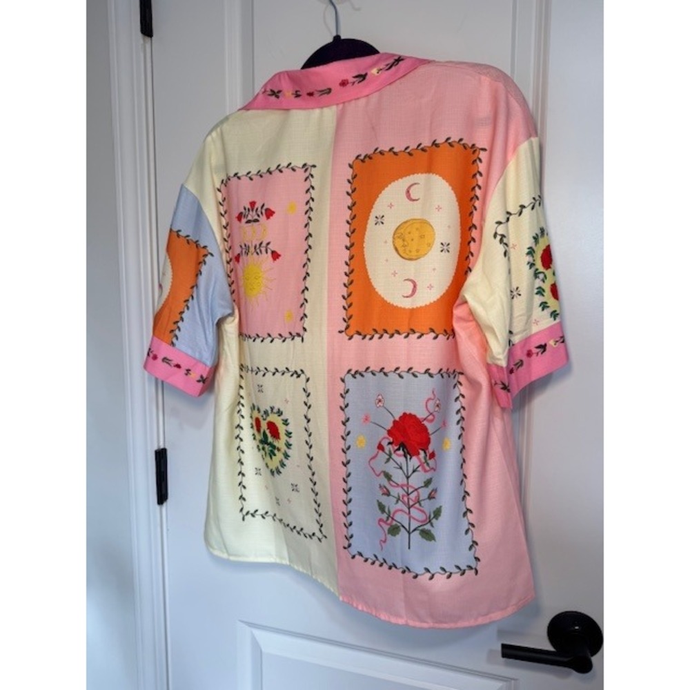 Sunday Up Celestial Colorful Patchwork Matching S… - image 4